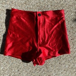 American Apparel Disco High Waist Booty Shorts